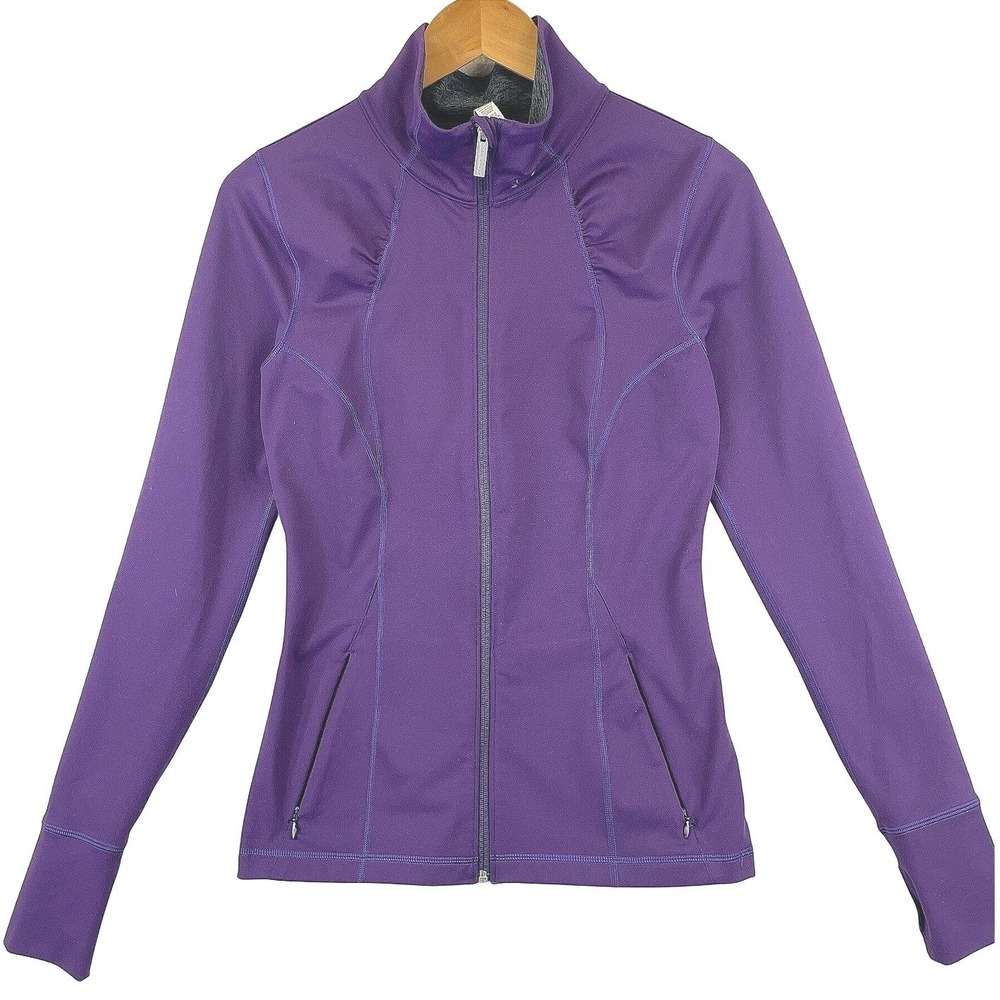 Under Armour Jacket Allseasongear Fitted Women's Medium Purple Full Zip Athletic